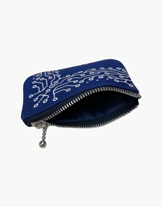 Neo classic dots Coincase / Deep blue