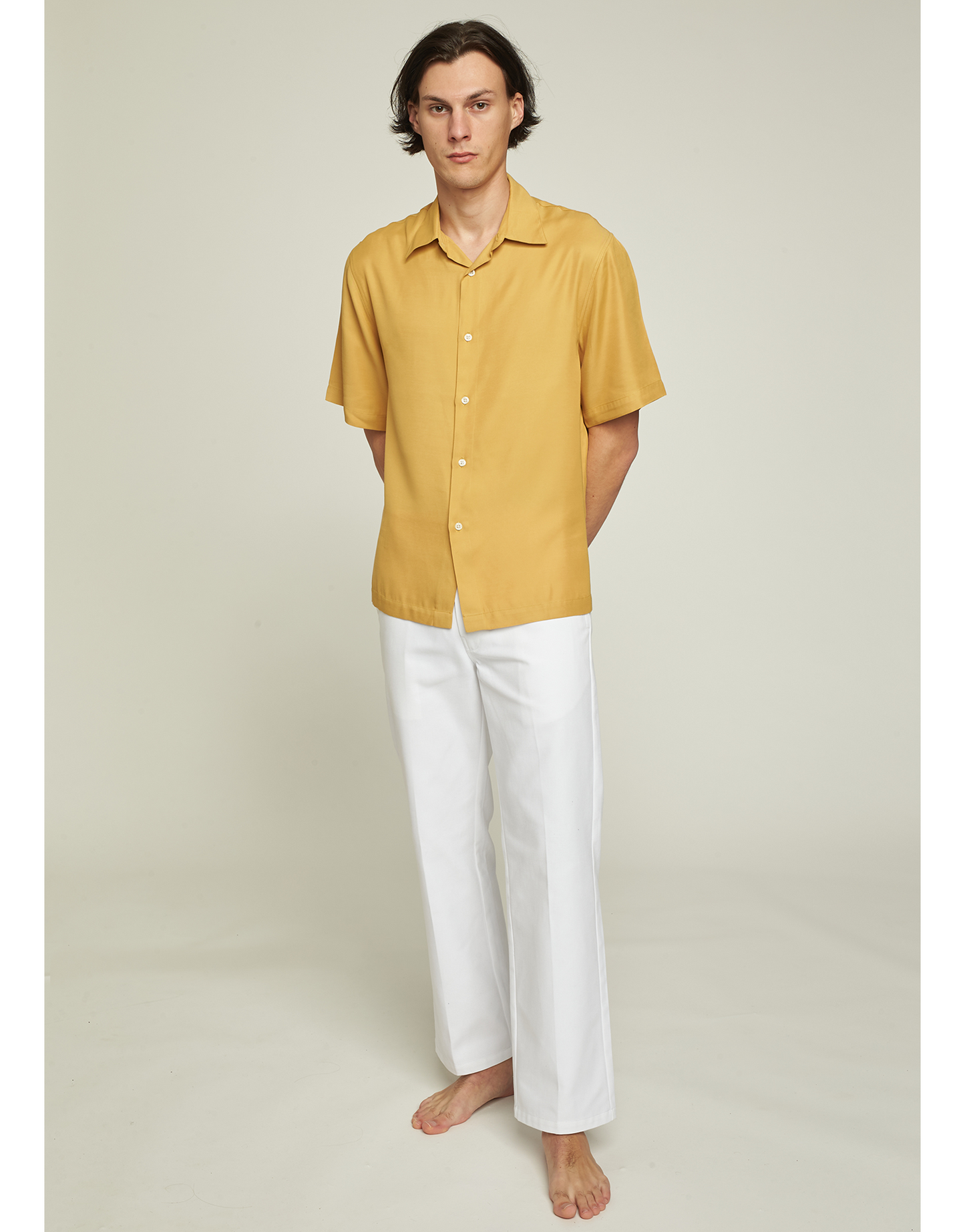 Shirt SS "Rayon" - Gold
