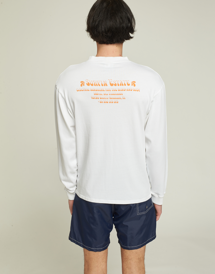 T-Shirt LS "Sunshine" - White