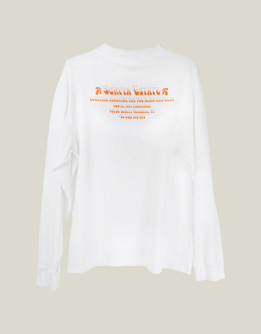 T-Shirt LS "Sunshine" - White