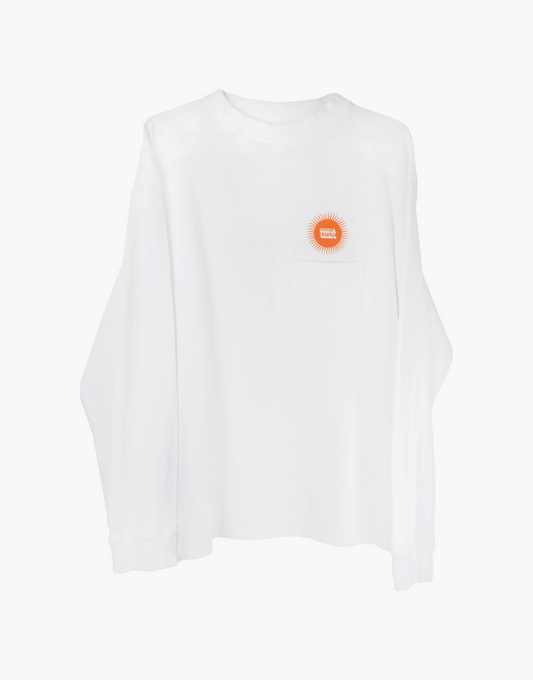 T-Shirt LS "Sunshine" - White